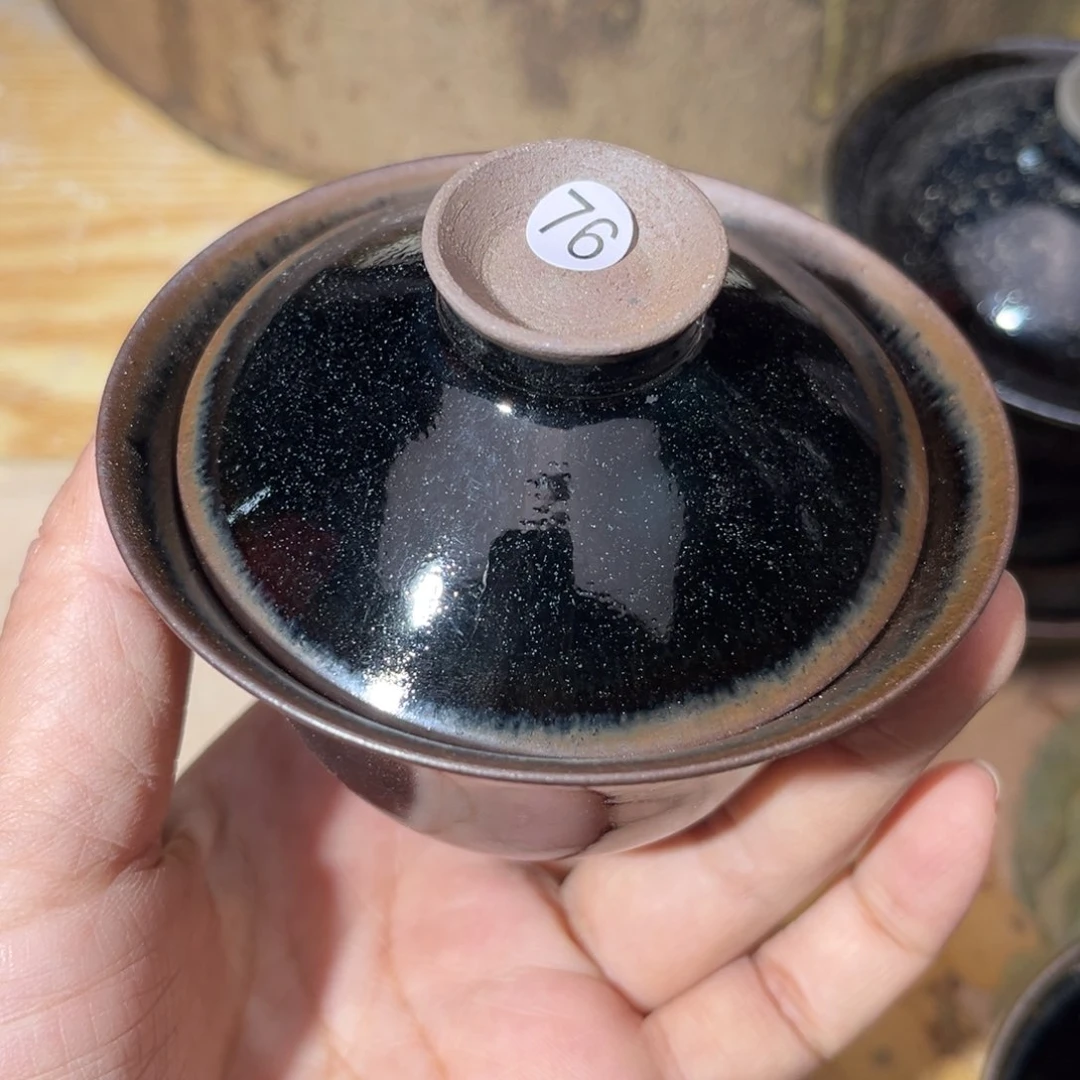 茶盏义兴龙窑坚持真柴烧微瑕