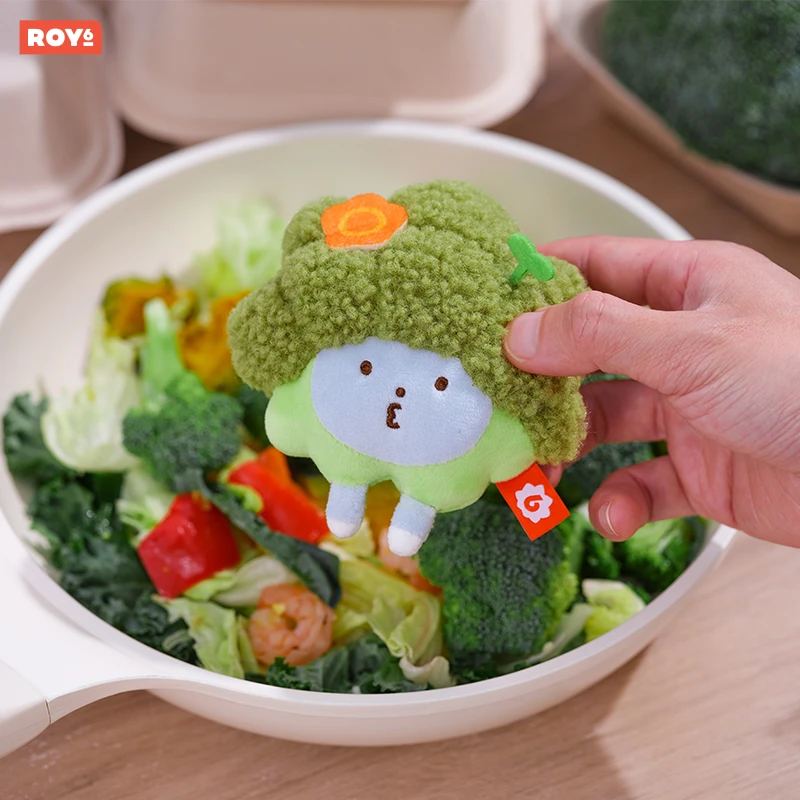 【回流】ROY6便利店系列 西兰花劳迪毛绒挂件 LINE FRIENDS