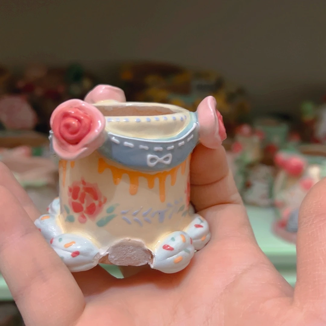 瑕疵福福老梧家纯手工多肉花盆