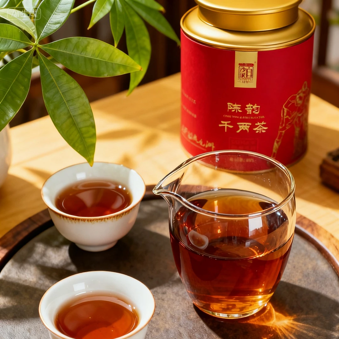 BAISHAXI/白沙溪白沙溪2008年陈韵千两颗粒陈年老茶千两颗粒