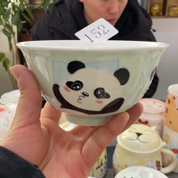 杯景德镇釉下彩手绘