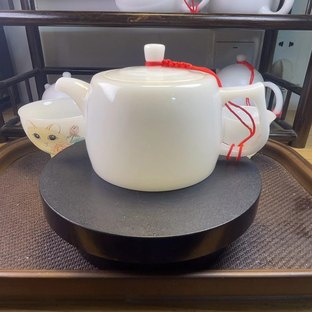 陶瓷璞玉井栏壶一整套