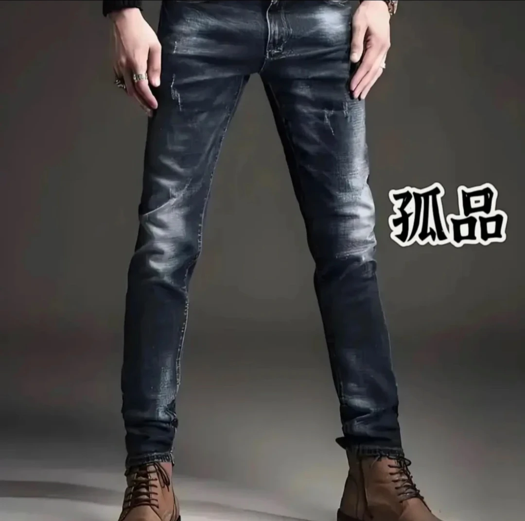 G家 3301 GS新款修身 弹力牛仔 男裤 深蓝 薄款长裤