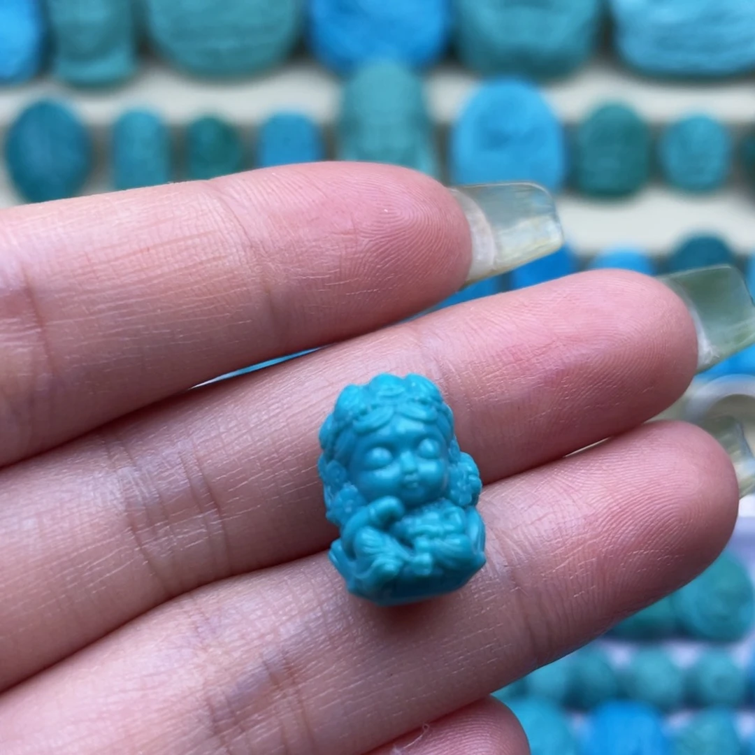 绿松石珠宝奇石未镶嵌