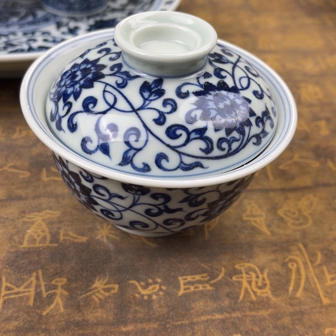 人***海段泥盖碗盖碗微瑕特价