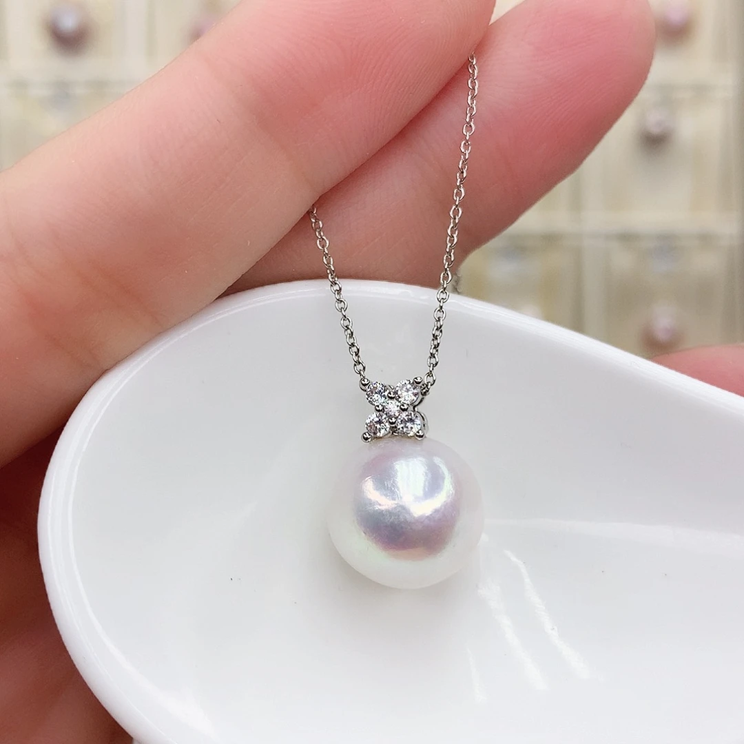 淡水珍珠颈饰合金