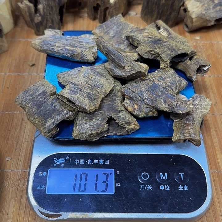 沉香沉香碎屑用****7海南金沙叶品种块料