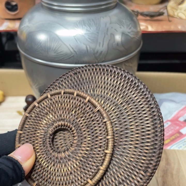白*藤中古工艺品摆件