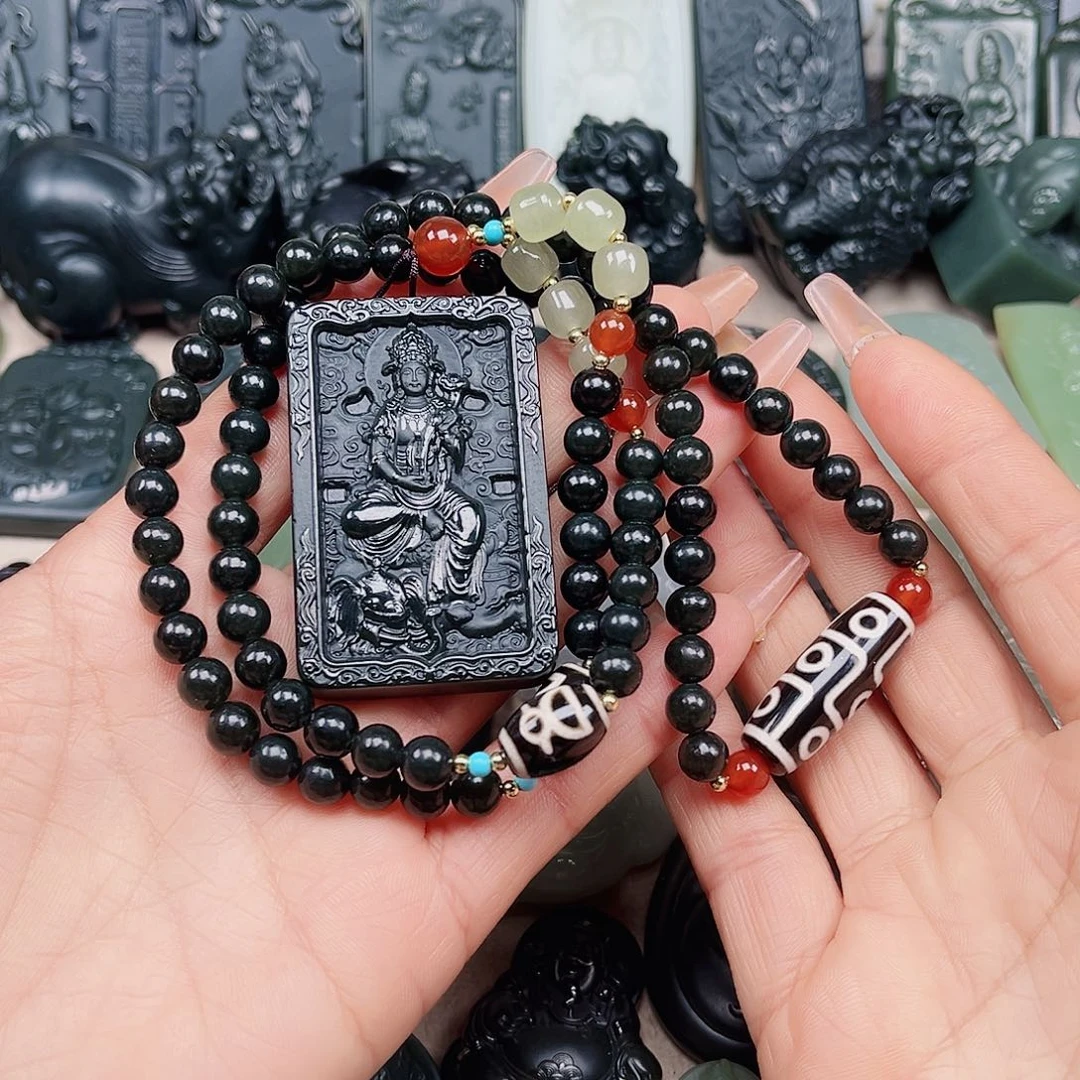 和田玉颈饰未镶嵌