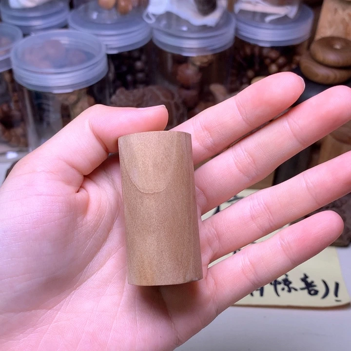 檀香木无事牌檀香圆小手把