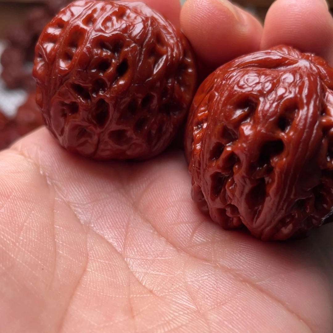 苍***雪吊坠文玩核桃文玩核桃 手把件 元宝