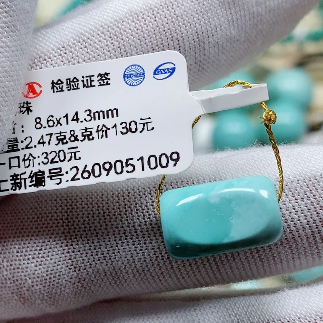 未镶嵌绿松石颈饰