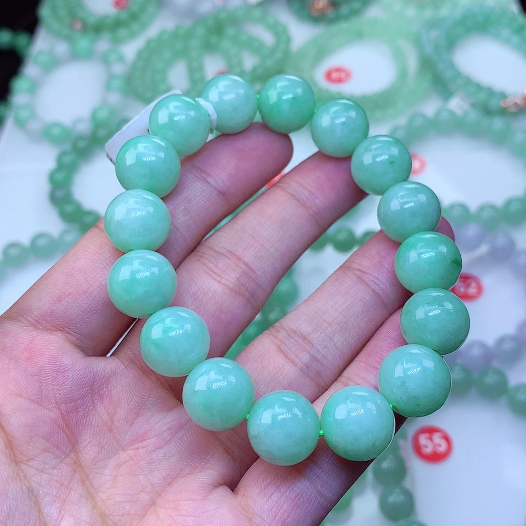 翡翠未镶嵌毛衣链卡12.8