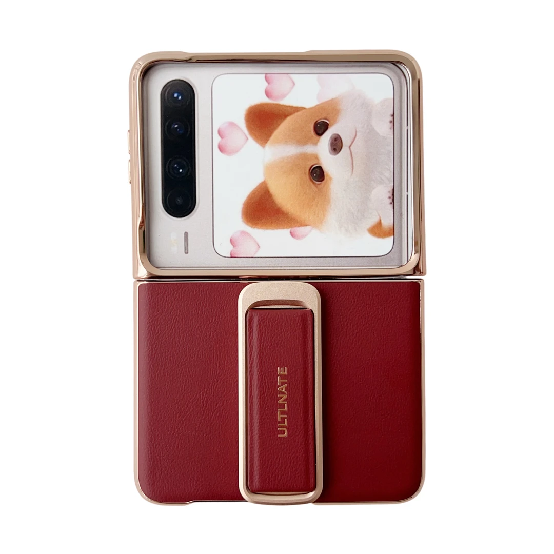 新款二合一手腕支架适用华为Pura X手机壳电镀边框高端气质防摔