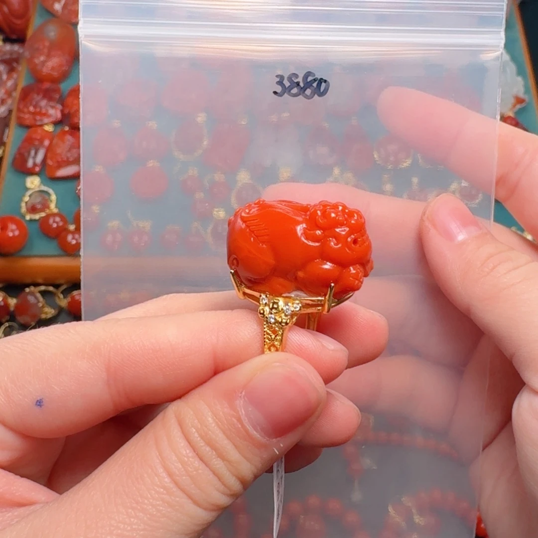 南红玛瑙南红银S925镶嵌