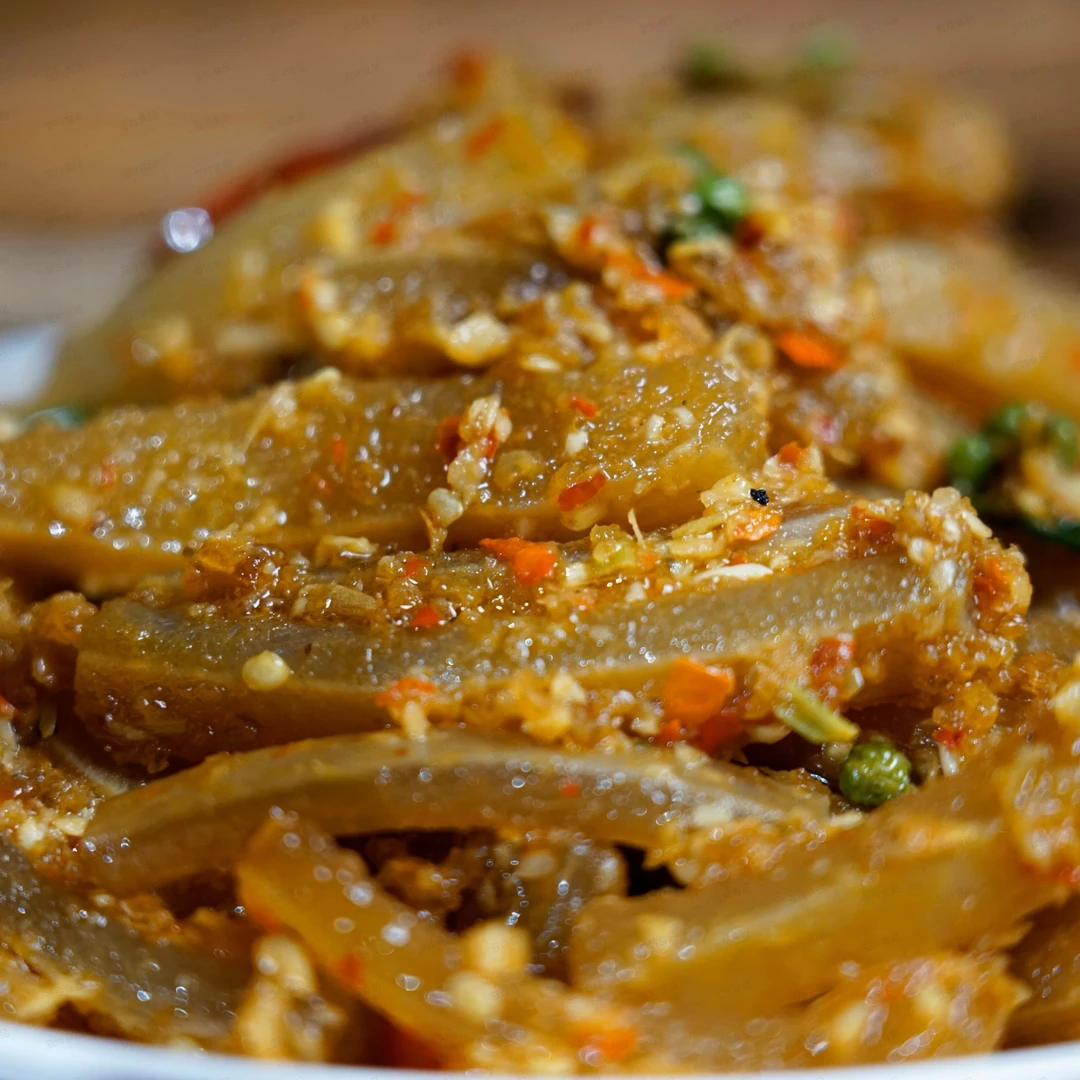 亚玲佤味云南特色油呛牛皮香辣脆爽