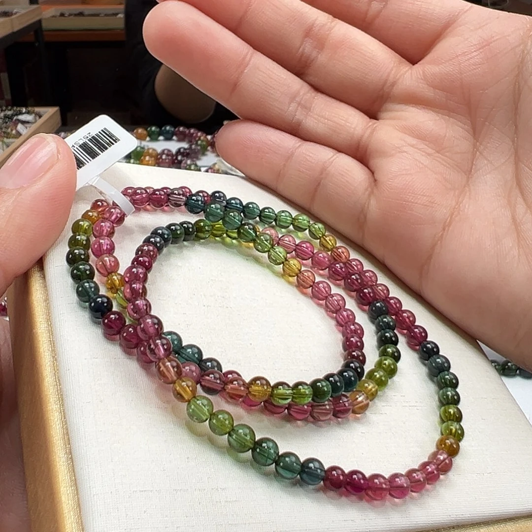 碧玺手串未镶嵌4mmmmmmmmm