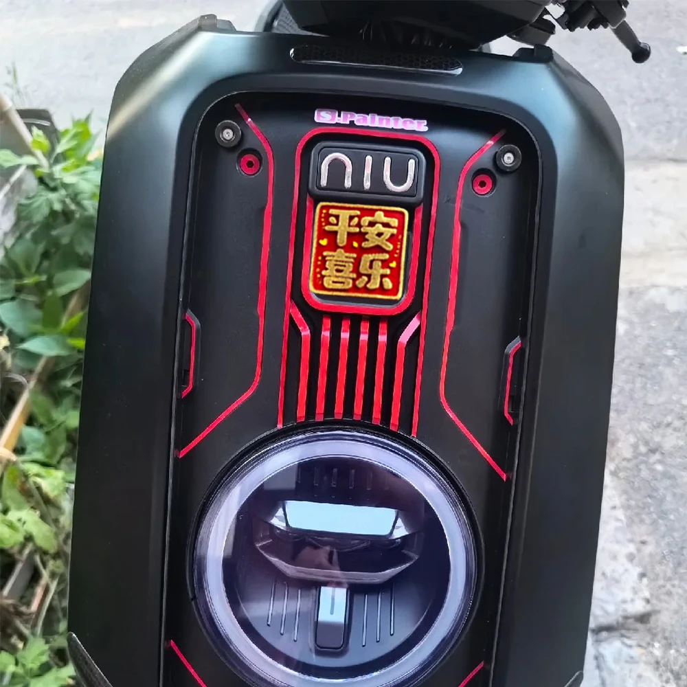 适用小牛电动车NXT/NXL平安喜乐车身内部装饰立体改装个性配件