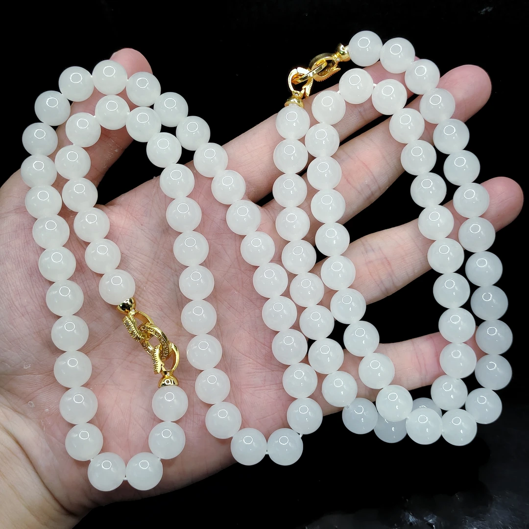 【东北哥精选】和田玉公主链J36【多样性发其一】 约10mm