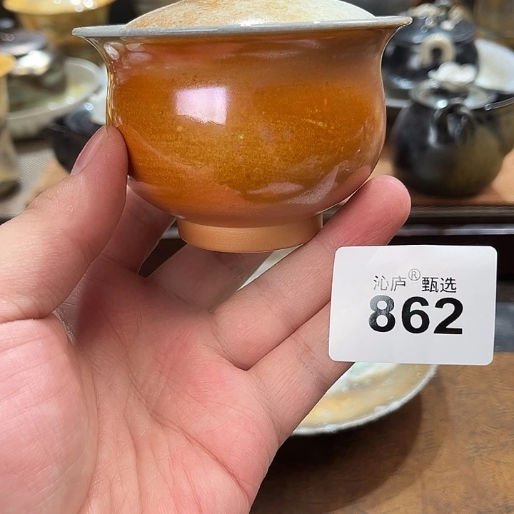 沁庐柴窑古法柴烧全手工茶具