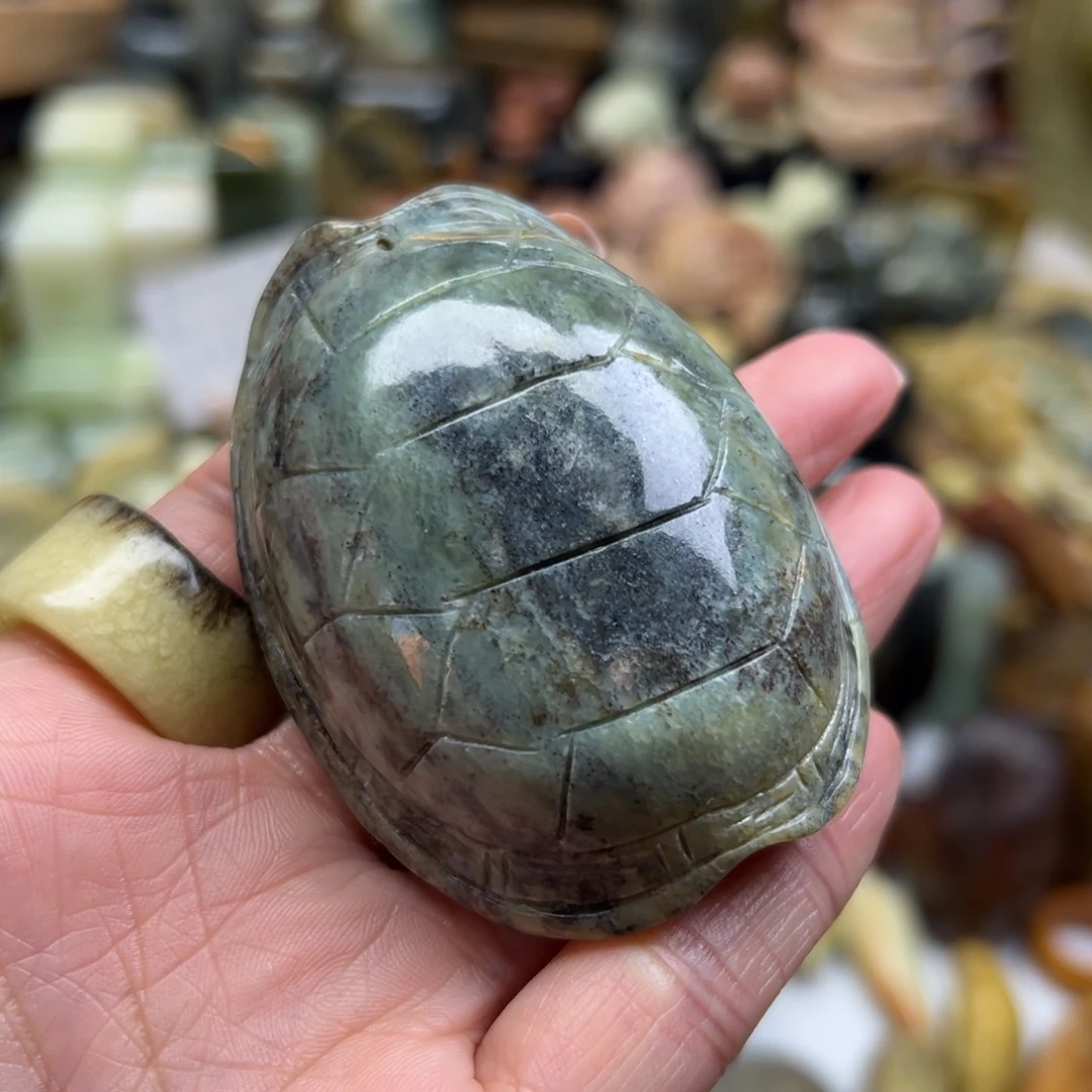 岫岩河磨玉（透闪石质玉）未镶嵌颈饰河磨玉富甲手玩