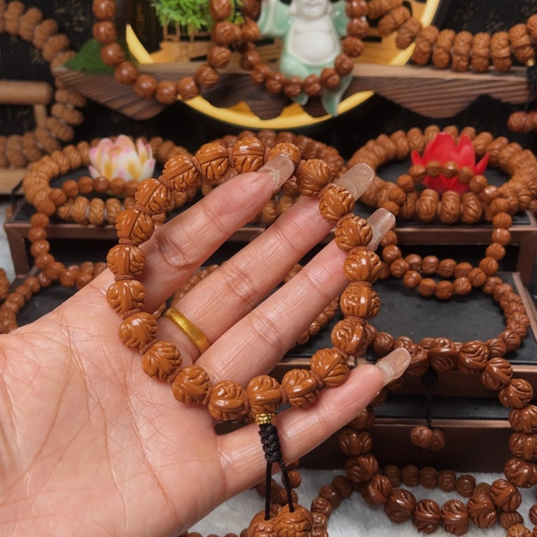 桃核手串14精品小金豆