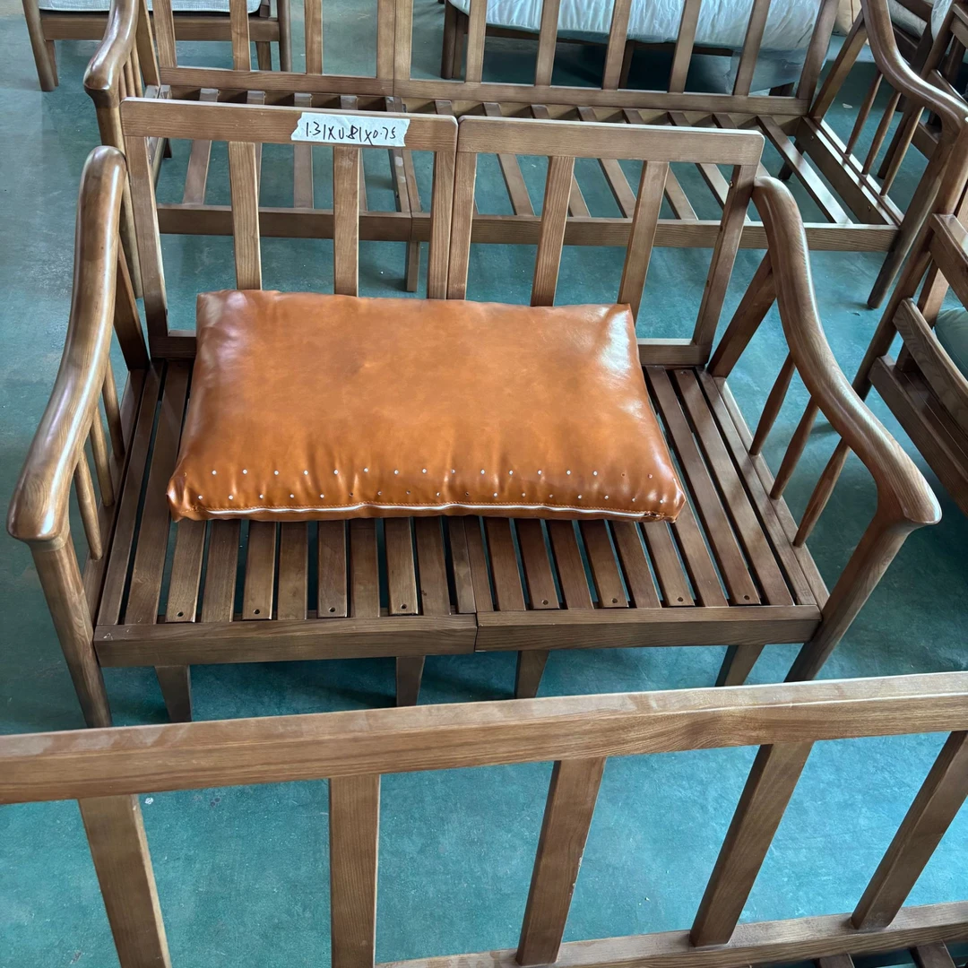 K  实木沙发1.31*0.81*0.75