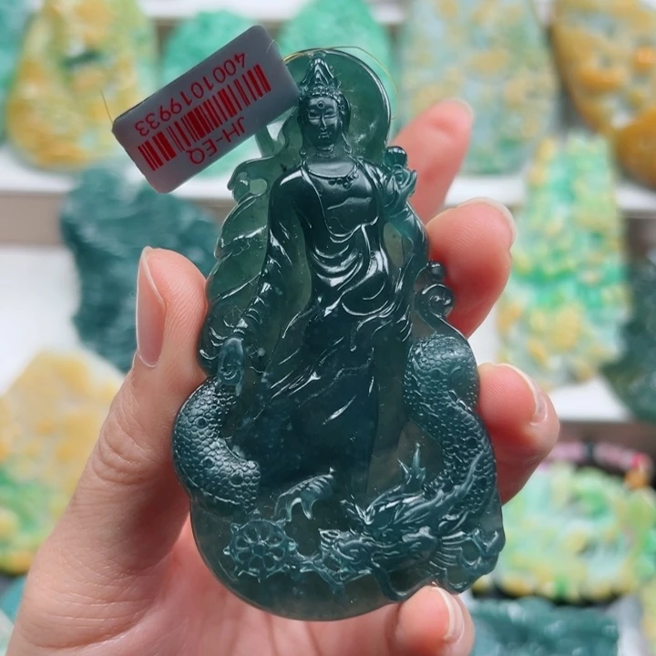 吊坠(不含链)未镶嵌翡翠天***$