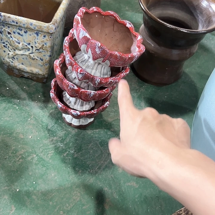 紫砂花盆次品次品次品