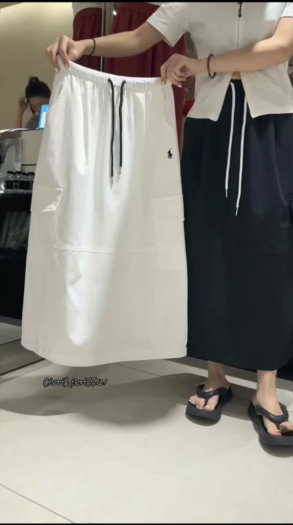 【云云精选】66121 夏季休闲工装半身裙