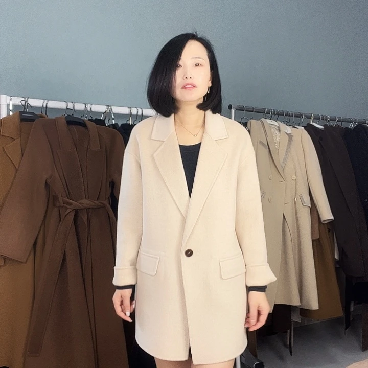 双面呢西装孤品M码