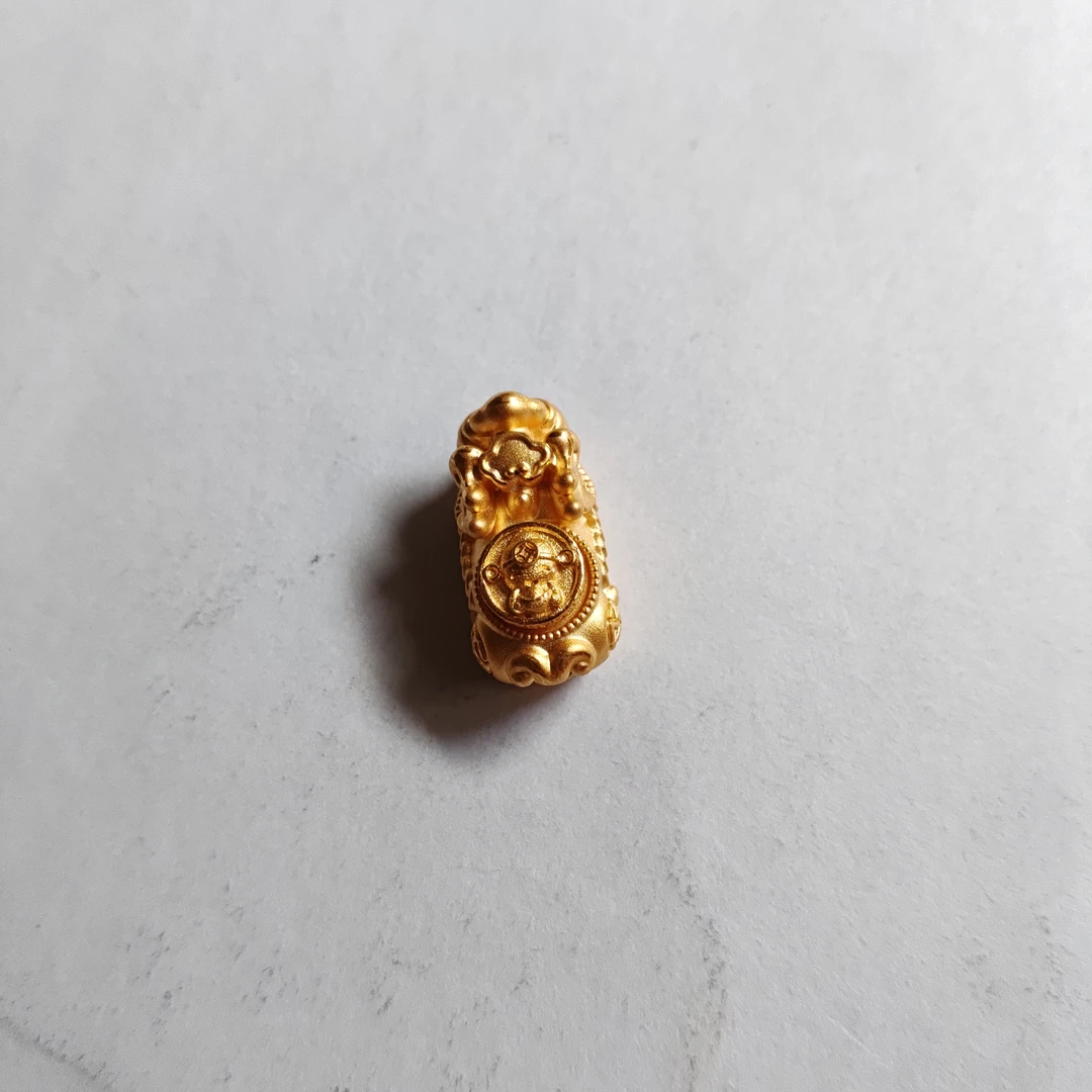 金元宝足金999貔貅珠子首饰