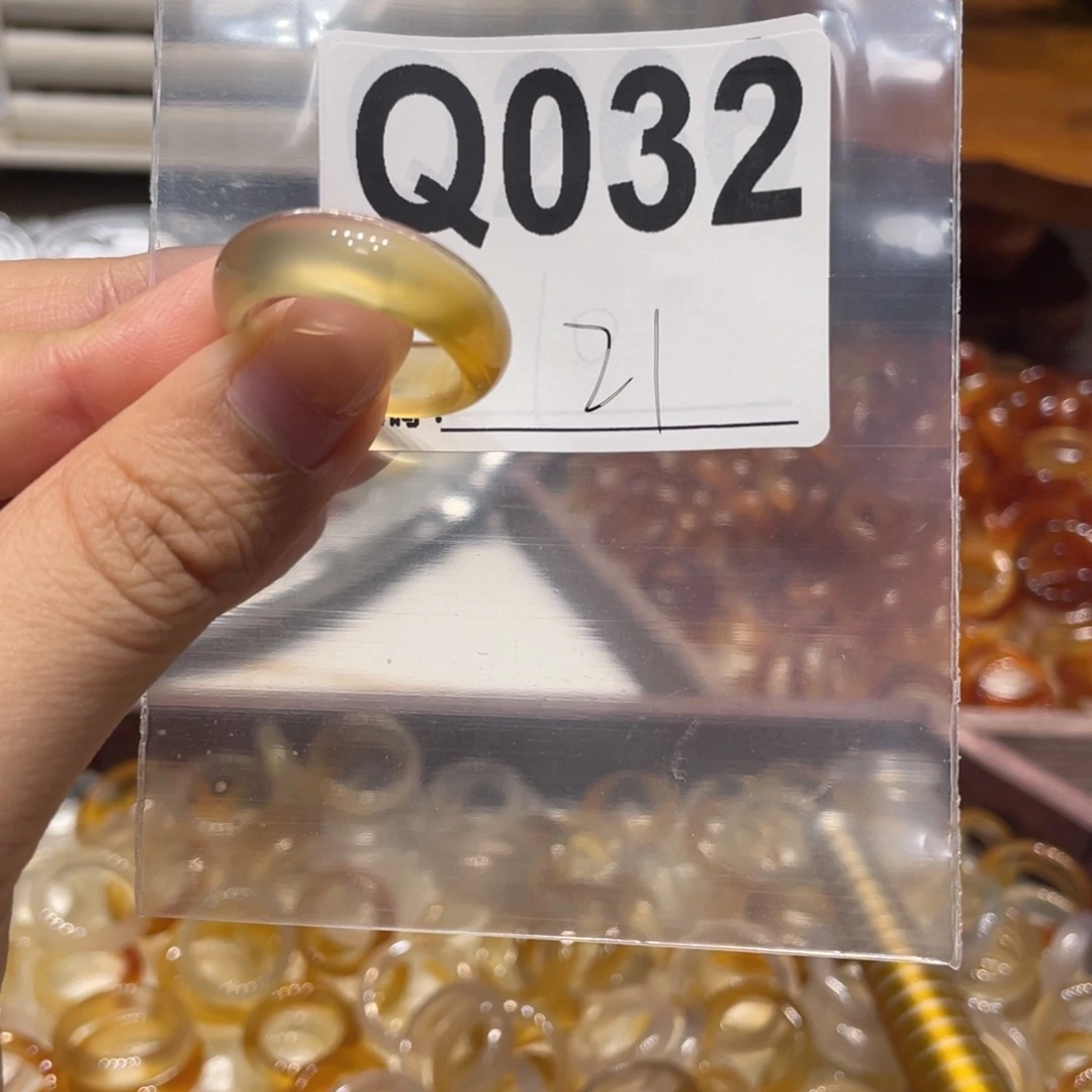 玛瑙/玉髓未镶嵌戒指032