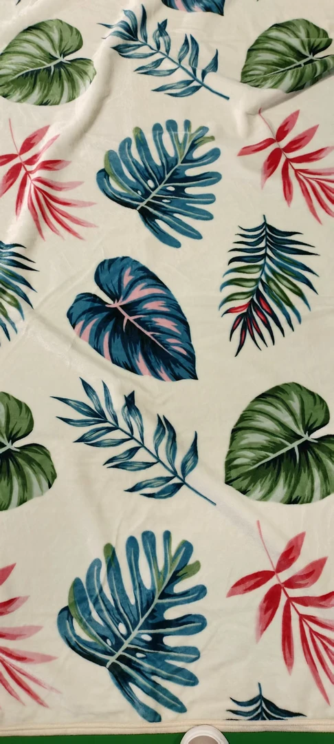 热带风情 1.5*2米米高端牛奶绒双面毯盖毯加厚 柔软亲肤