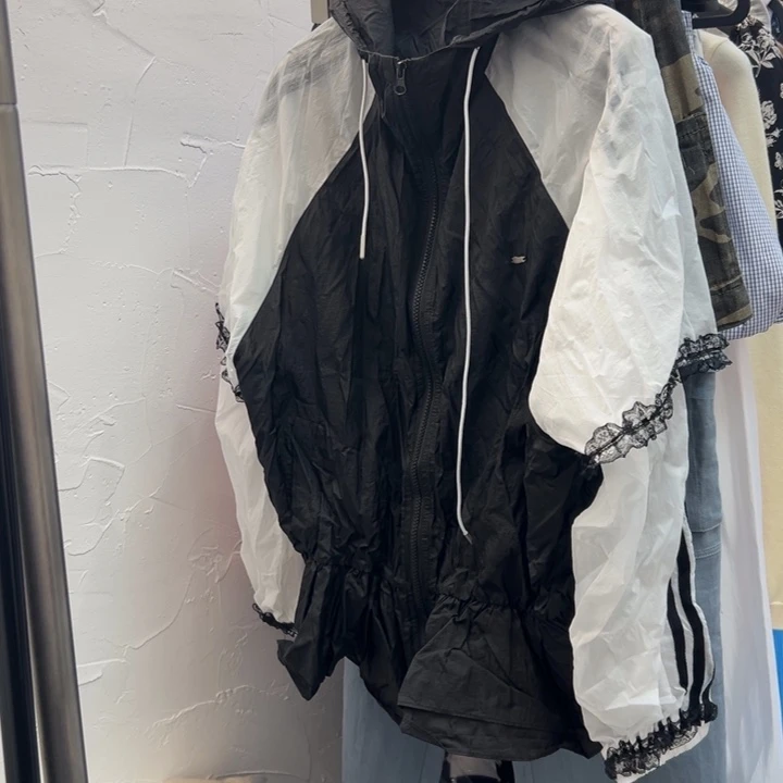 DUODUO 防晒外套 拼色