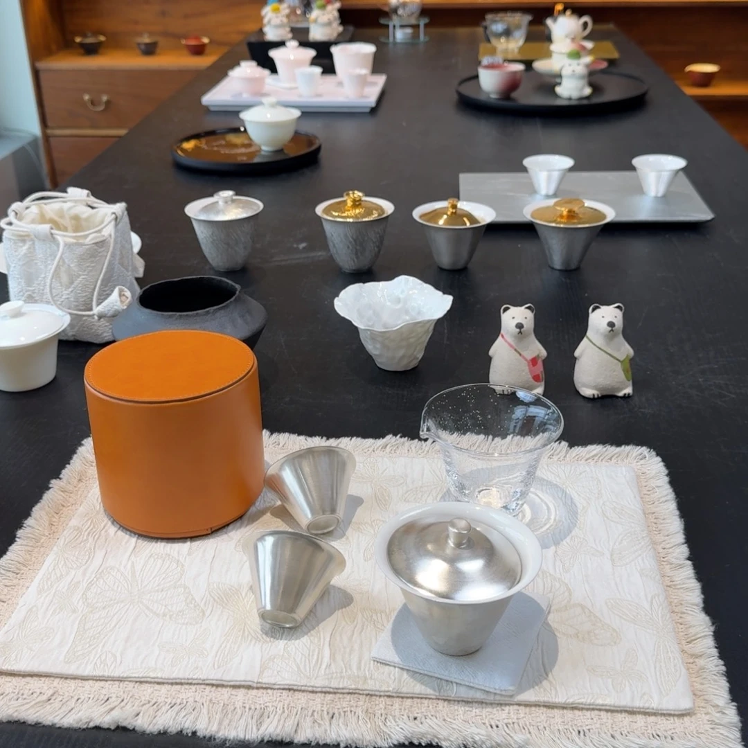 88折鎏银旅行套装送橙色茶包