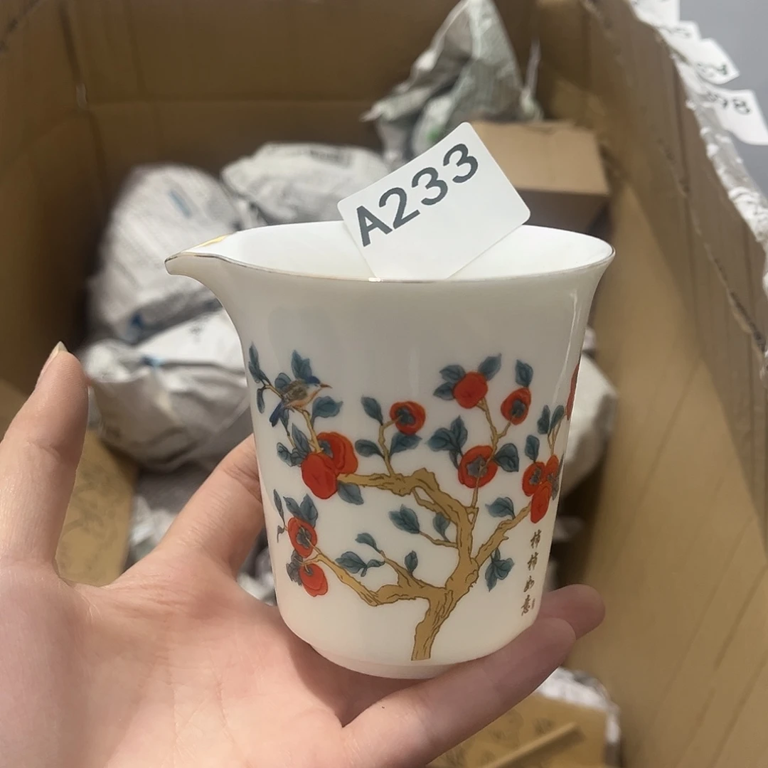 瓷片茶摆件工艺品摆件666