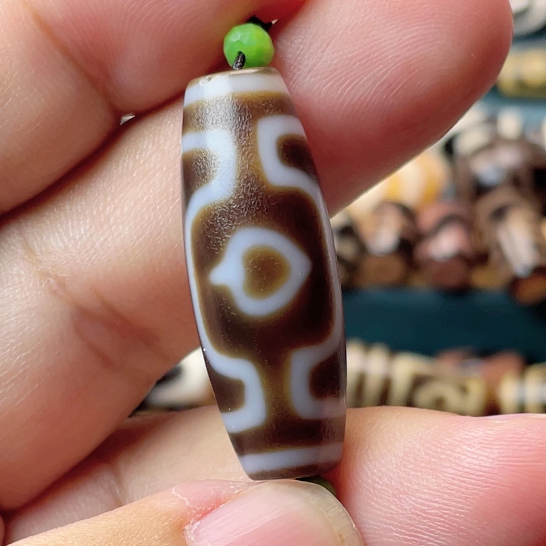 玛瑙/玉髓未镶嵌锁骨小卢菩提三