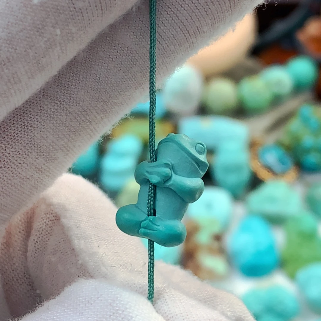 绿松石未镶嵌珠宝半成品