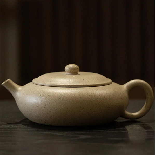 【陶研专属】 铁画轩 香玉 四号井特纯本绿 130cc 紫砂壶