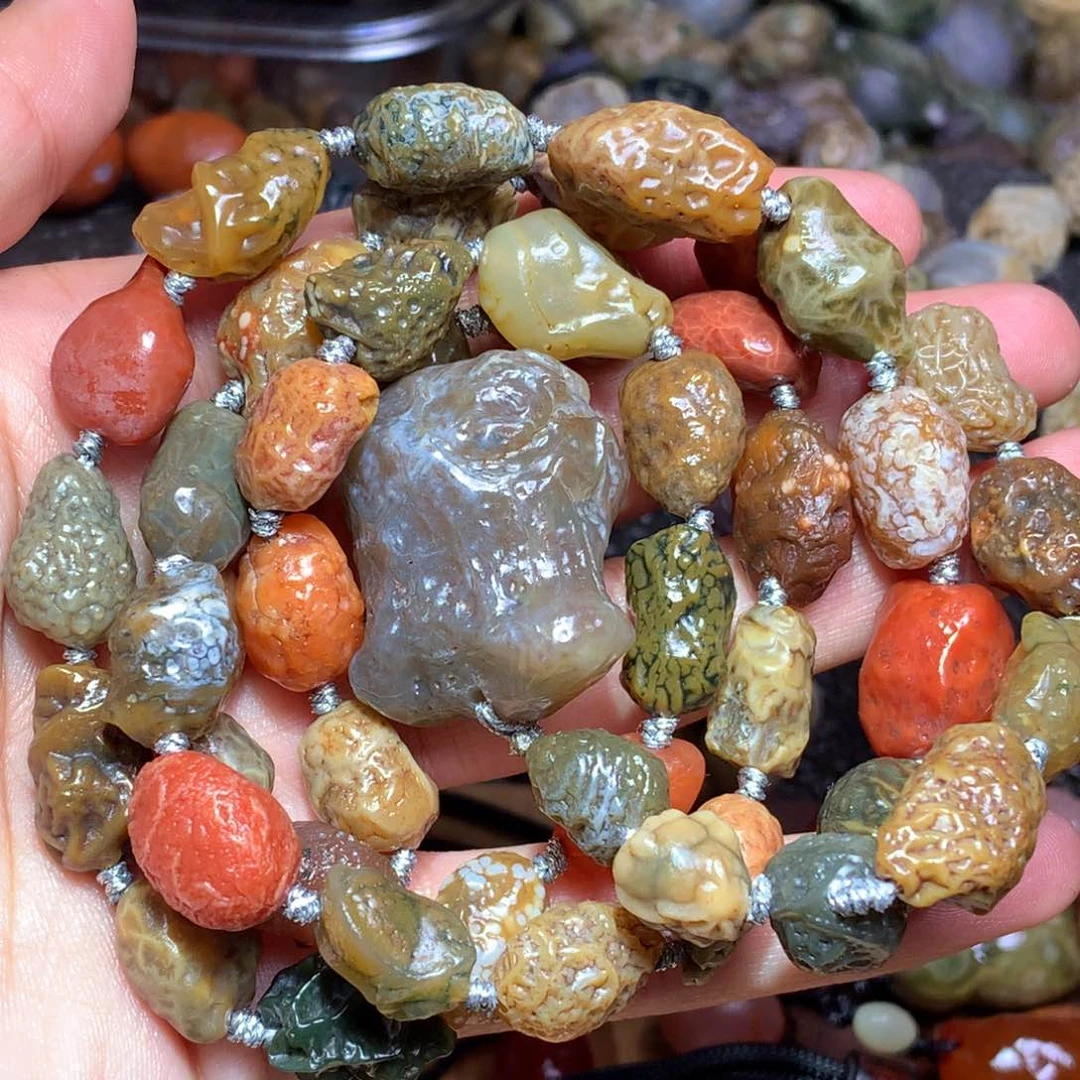 未镶嵌玛瑙/玉髓珠宝半成品