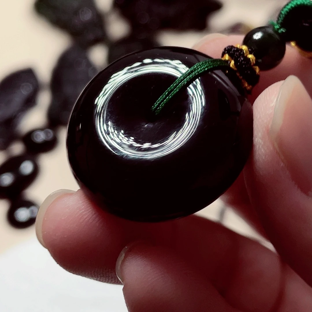 翡翠未镶嵌颈饰先鉴后发一物一证