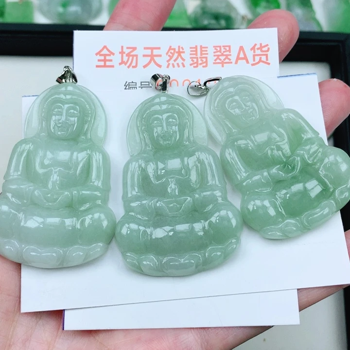 翡翠未镶嵌颈饰多样性发其1