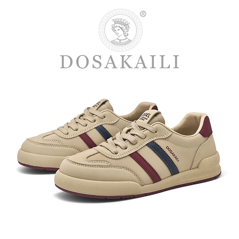 DOSAKAILI【情侣款】气质百搭潮流小白鞋休闲鞋男女运动板鞋鞋D5116