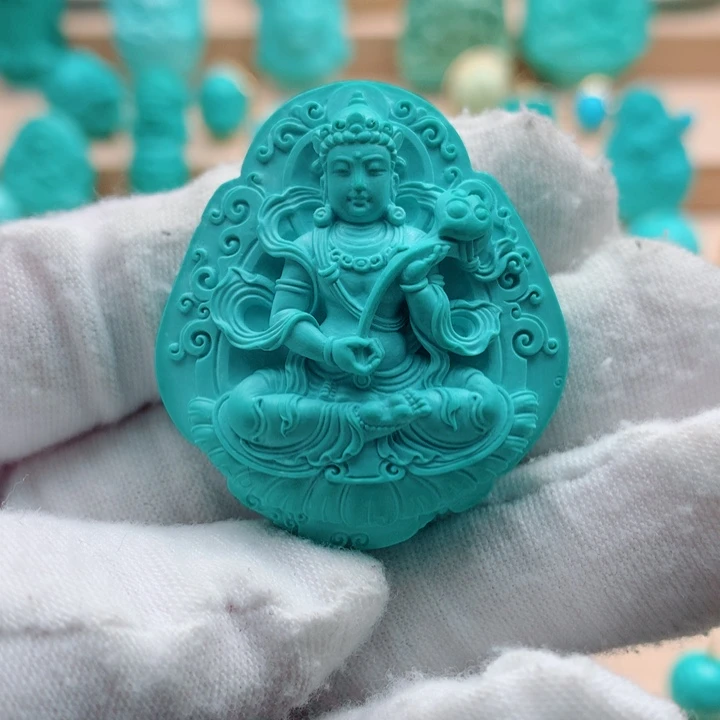 绿松石未镶嵌配饰