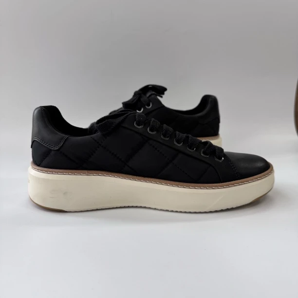 103 可h 面包黑板鞋 女 菱格纹休闲鞋