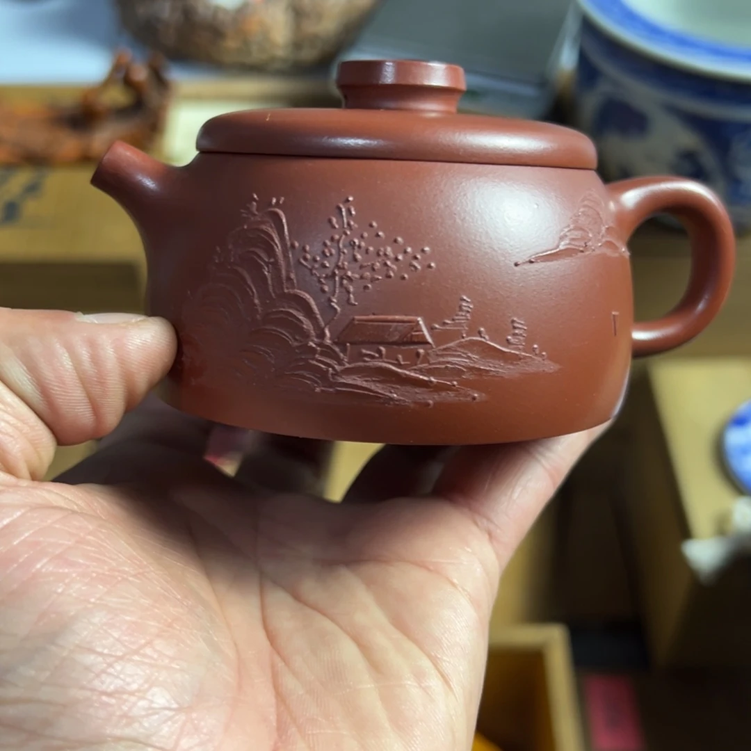 紫砂茶杯我家粉皮真好看啊