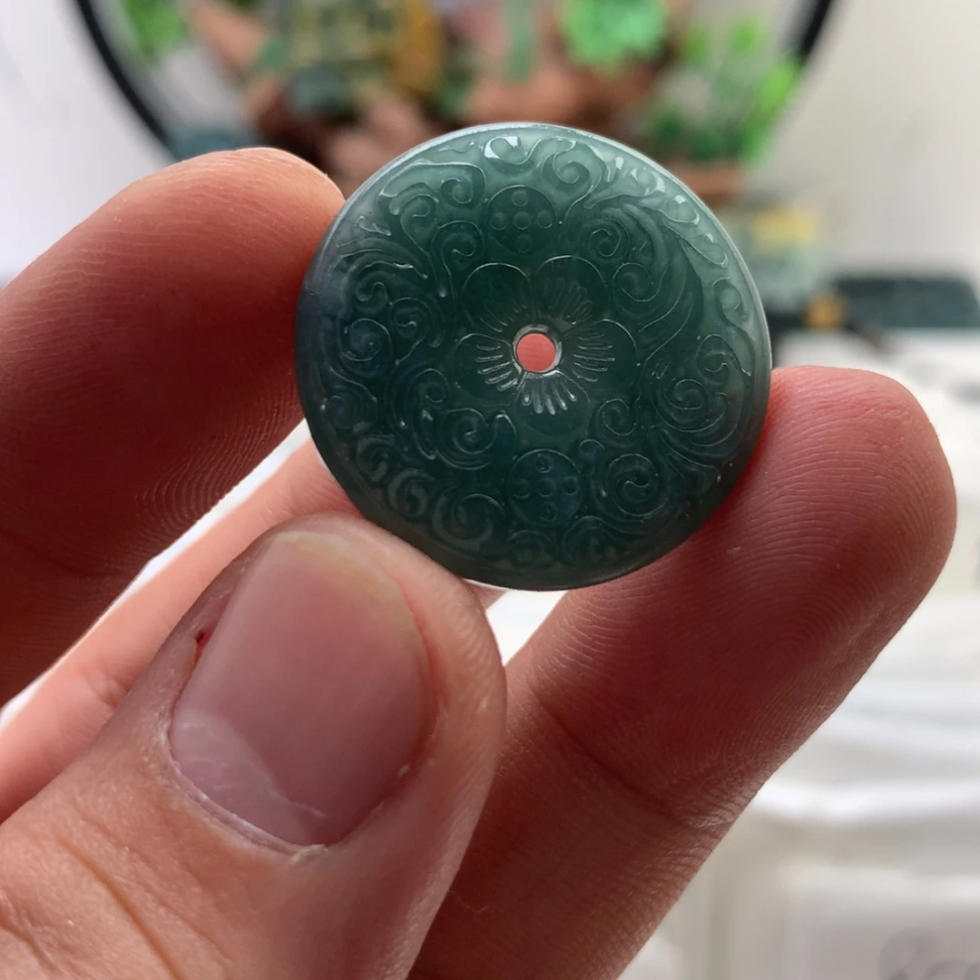 颈饰未镶嵌翡翠扣子