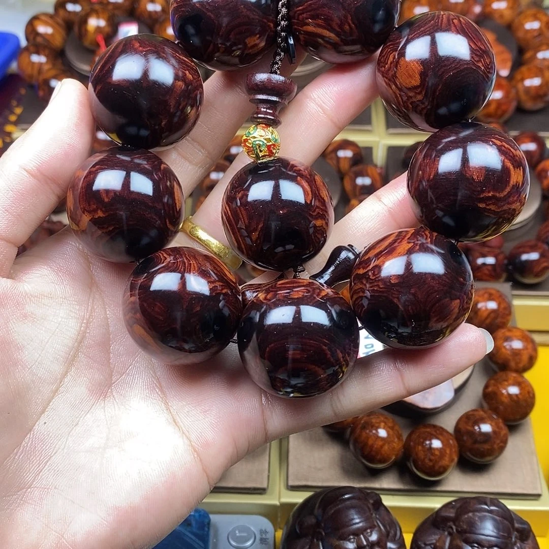 黄花梨/降香黄檀东*黄花梨手串3.0