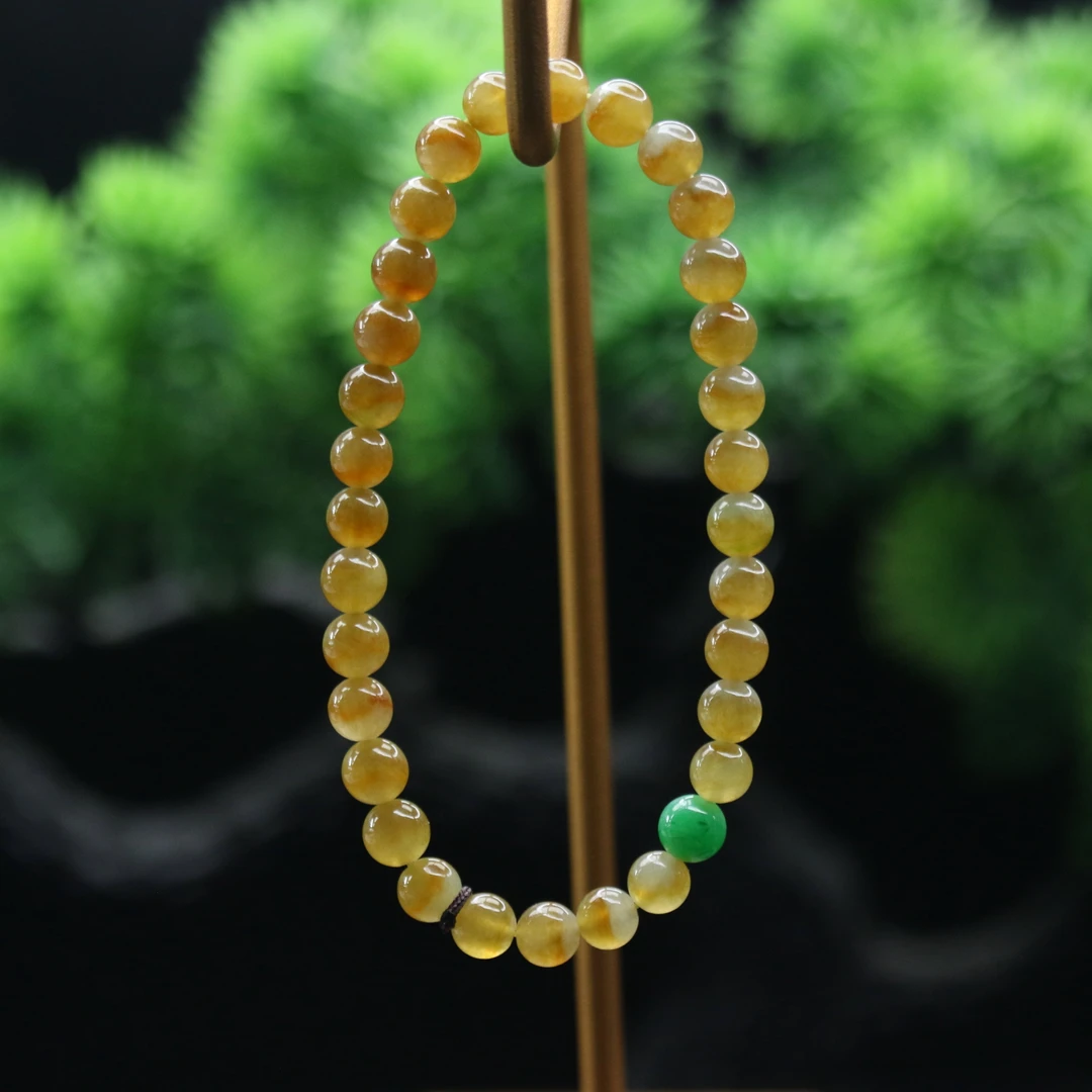 17天然缅甸翡翠A货手串/901350/上海嘉禾拍卖